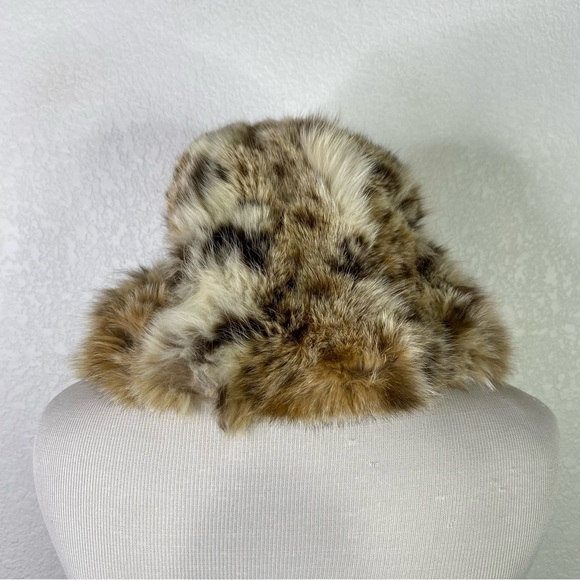 Vintage Marshall Field & Company Rabbit Fur Hat - Picture 3 of 5